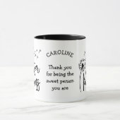 Scatter-vriendelijkheid gepersonaliseerd mug mok (Midden)