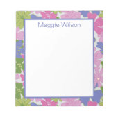 Scattered Floral Notepad Notitieblok (Voorkant)