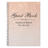 Scattered Hearts Dusty Roos Ombre Notitieboek (Voorkant)