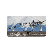 Scattering Geese Etiket (Voorkant)