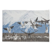 Scattering Geese Kussensloop (Achterkant-Links)