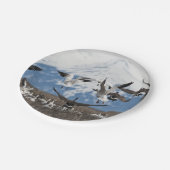 Scattering Geese Papieren Bordje (Gekanteld)