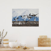 Scattering Geese Poster (Keuken)