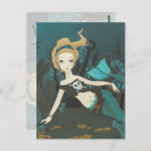 Scavenger - Carte postale pirate de sirène (Devant / Derrière)