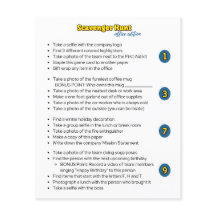 Scavenger Hunt Team Building Activiteit voor Werk