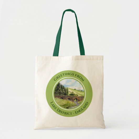 Scawgill Bridge over het Aiken Lake District UK Tote Bag (Voorkant)