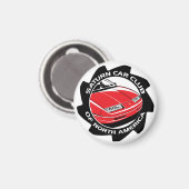 SCCNA Small Magnet - Saturn Car Club (Recto/Verso)