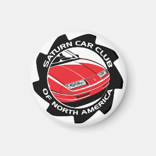 SCCNA Small Magnet - Saturn Car Club