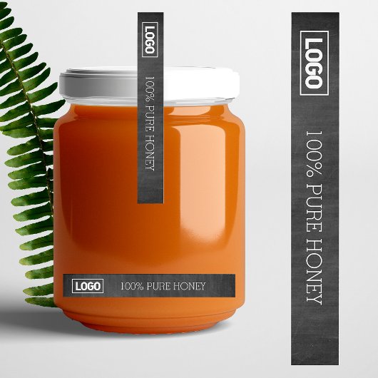 Sceau à tamper-Proof Étiquette du logo de miel min