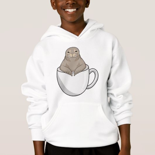 Sceau avec tasse de café (Devant)