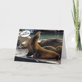 Sceau dans une carte Pose géniale