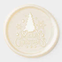 Christmas Holiday Wax Seal Sticker