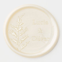 Fern avec Monogramme ou Mariée et nom de la chambr