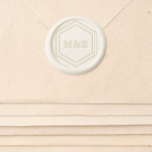 Hexagon Forme géométrique Mariages personnalisés M