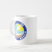 Sceau de Delray Beach, Floride Coffee Mug (Devant gauche)