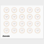 Sceau de Étiquette de adresse/marchandise rose per (Feuille)