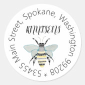 Sceau de Étiquette de adresse ou d'enveloppe de Do (Devant)