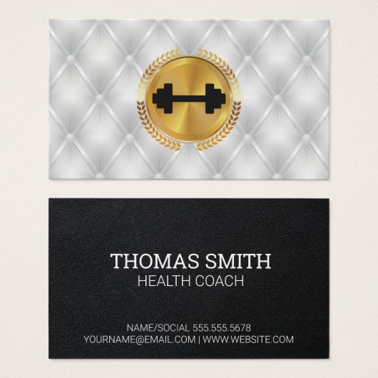 Sceau de feuille métallique or |Luxe rembourrage d (Devant & derrière)