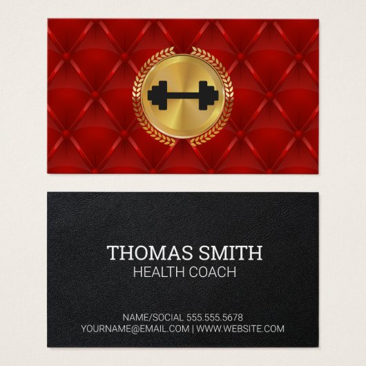 Sceau de feuille métallique or |Luxe rembourrage d (Devant & derrière)