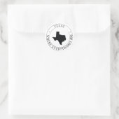 Sceau d'enveloppe du Texas Sticker (Sac)