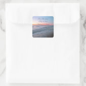 Sceau d'enveloppe / Stickers vue avant plage (Sac)