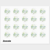 Sceau Mariage de Willow Tree ou Stickers de Favori (Feuille)