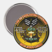 Sceau Micah Grand, Aimant Rond De 3 Pouces (Recto/Verso)