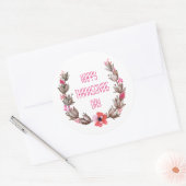 Sceau Sticker Bon thanksgiving simple mais élégant (Enveloppe)