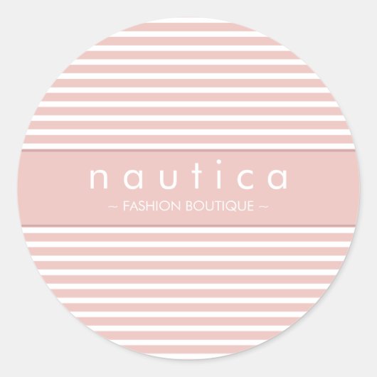 SCEAU STICKER :: rayé nautique 9 (Devant)