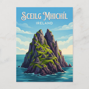 Sceilg Mhichíl Ierland Briefkaart