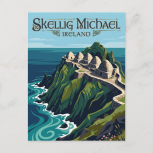 Sceilg Mhichíl Ierland Briefkaart