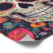 Scelebreer Leven Suiker Skull Poster (Hoek)