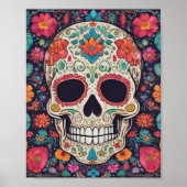 Scelebreer Leven Suiker Skull Poster (Voorkant)