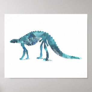 scelidosaurus skelet poster