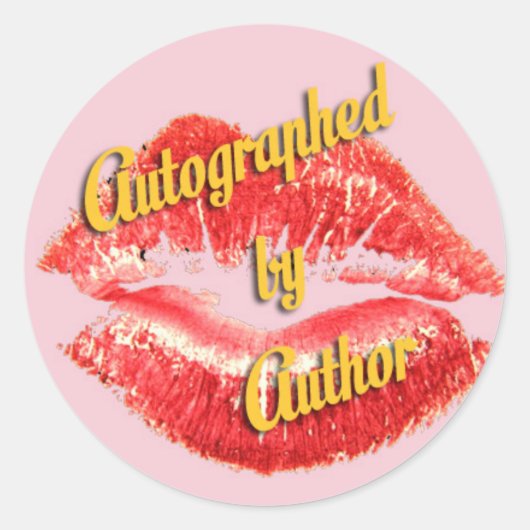 Scellé avec Autographe Kiss Stickers (Devant)