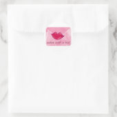 Scellé avec un autocollant de baiser (Sac)