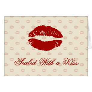 Scellé avec un baiser