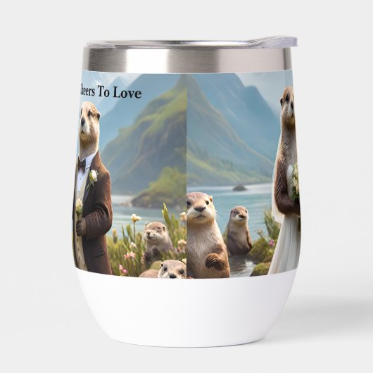 **"Scellé avec un baiser : Otterly in Love"** (Gauche)