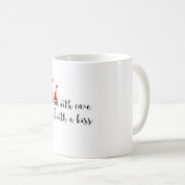 "Scellé avec une Mug Baiser" Mug classique, 325 ml (Devant droit)