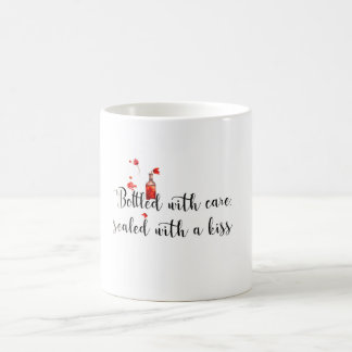 "Scellé avec une Mug Baiser" Mug classique, 325 ml