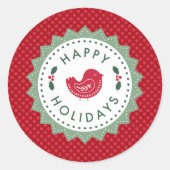 Scellés d'enveloppes de vacances ou Stickers d'env (Devant)