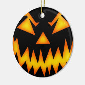 Scenario Jack O Lantern Face Ornament Round (Links)