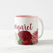 Scénario moderne et chic de Mug de café floral (Devant droit)