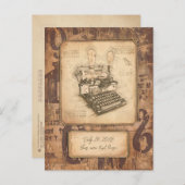 Scenarist / Scriptschrijver  Kunstgeschenk Briefkaart (Voorkant / Achterkant)