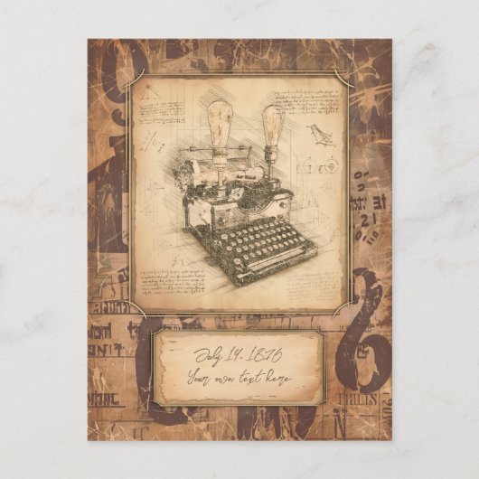 Scenarist / Scriptschrijver  Kunstgeschenk Briefkaart (Voorkant)