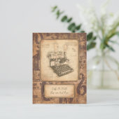 Scenarist / Scriptschrijver  Kunstgeschenk Briefkaart (Staand voorkant)