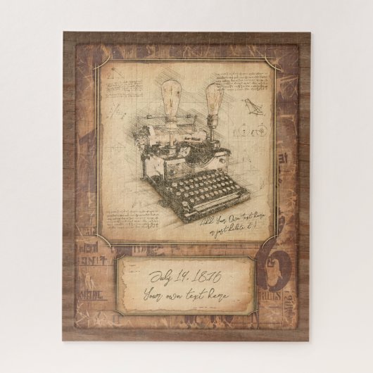 Scenarist / Scriptschrijver Kunstgeschenk Legpuzzel (Verticaal)