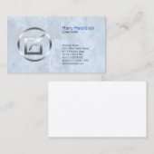 scénariste Bold Quill Icon Carte de visite (Devant / Derrière)