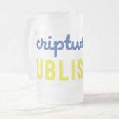 Scénaristes éditant la tasse de bière de bleu/or (Devant gauche)