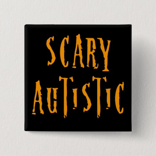 Scenary Autistic Buttonnen Vierkante Button 5,1 Cm (Voorkant)